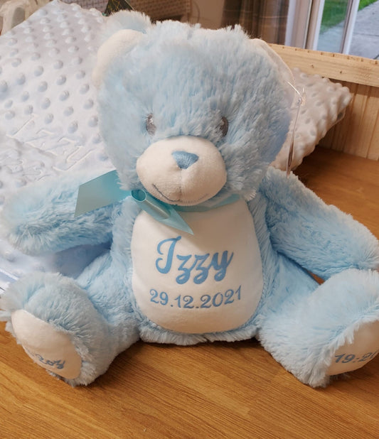 Personalised Blue Bear