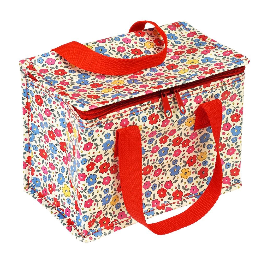 Personalised Floral lunch bag