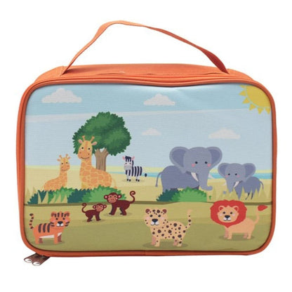 Personalised Safari Animals Lunch Bag