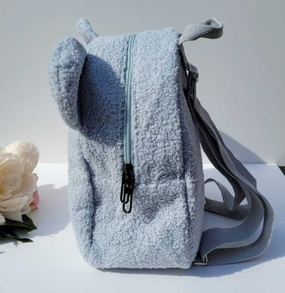 Personalised Fluffy Bear Backpack