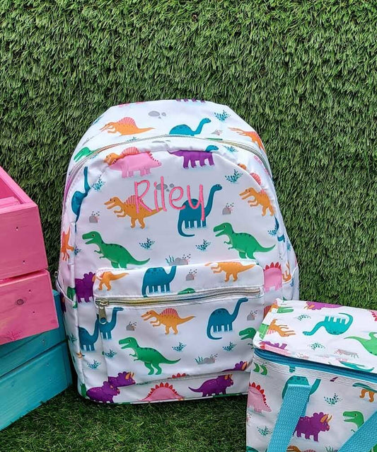Personalised Dinosasur Backpack
